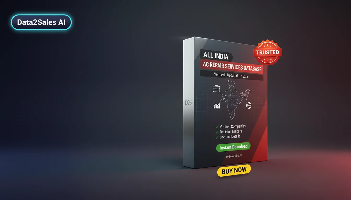 Ac Repair Services Leads in Gujarat, India — Verified B2B Database