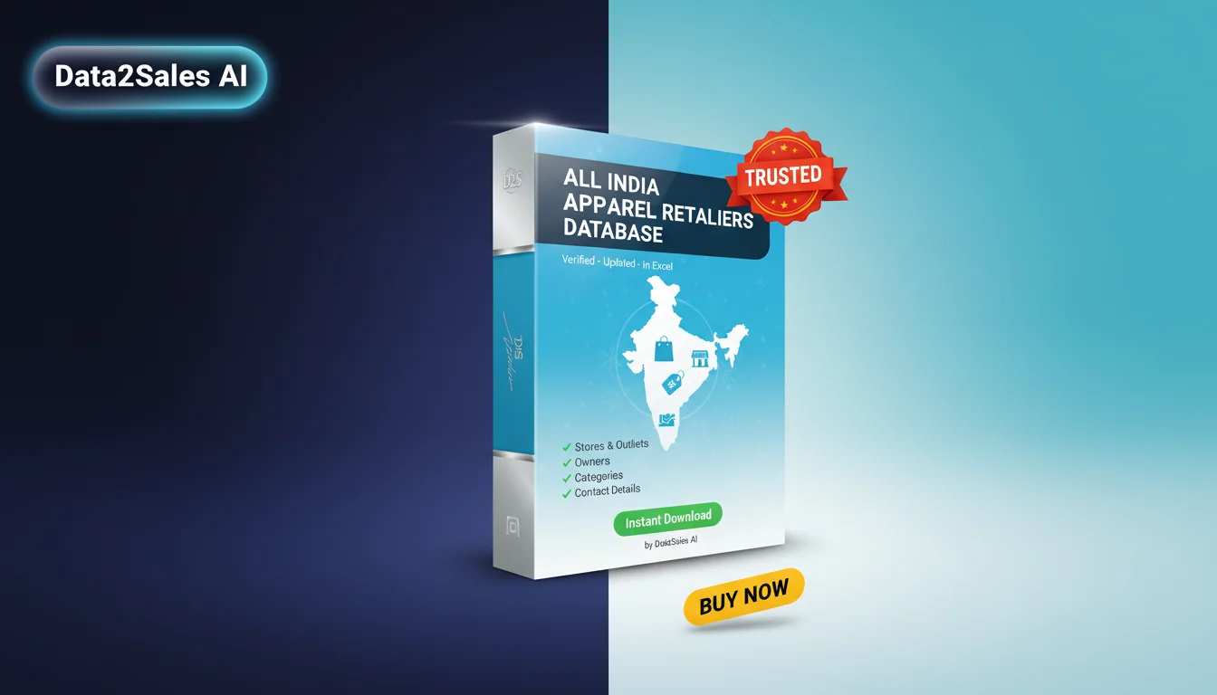 Apparel Retailers Leads in Andhra Pradesh, India — Verified B2B Data…