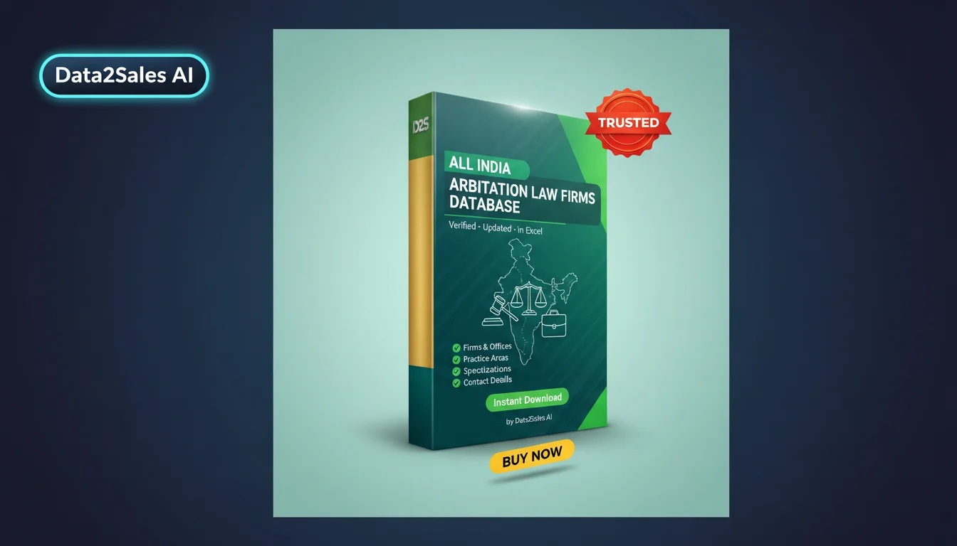 Arbitration Law Firms Leads in Rajasthan, India — Verified B2B Datab…