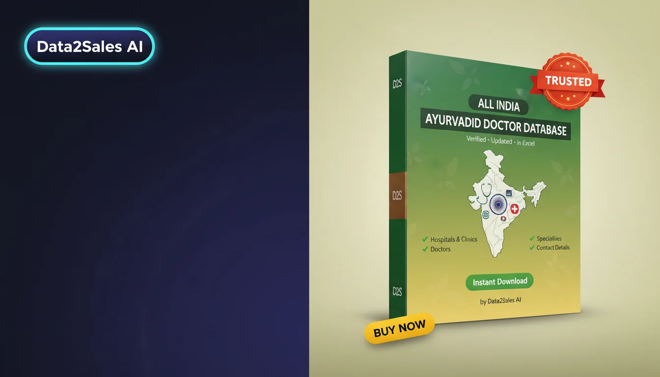 Ayurvedic Doctor Doctor Database Leads in Delhi, India — Verified B2…