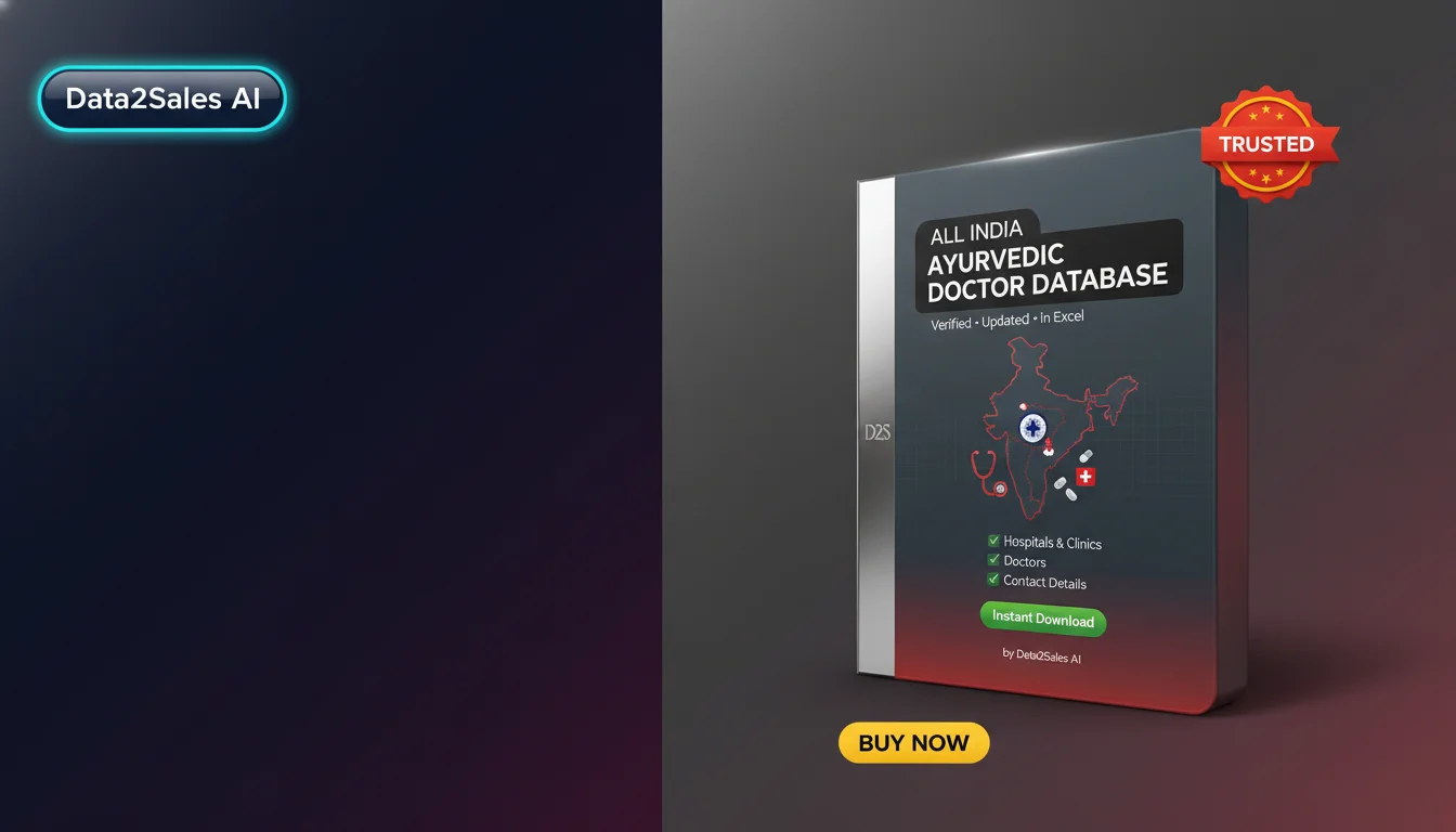 Ayurvedic Doctor Doctor Database Leads in Rajasthan, India — Verifie…