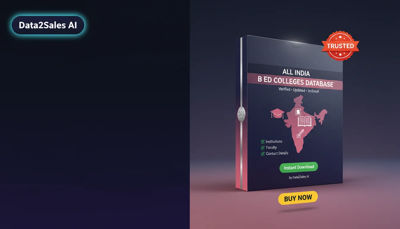 B Ed Colleges Leads in Delhi, India — Verified B2B Database