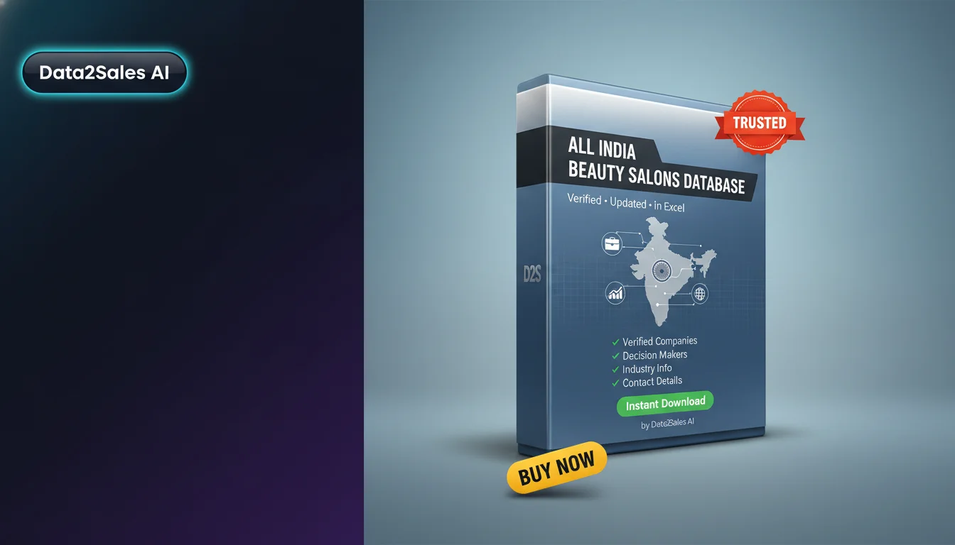 Beauty Salons Leads in Delhi, India — Verified B2B Database