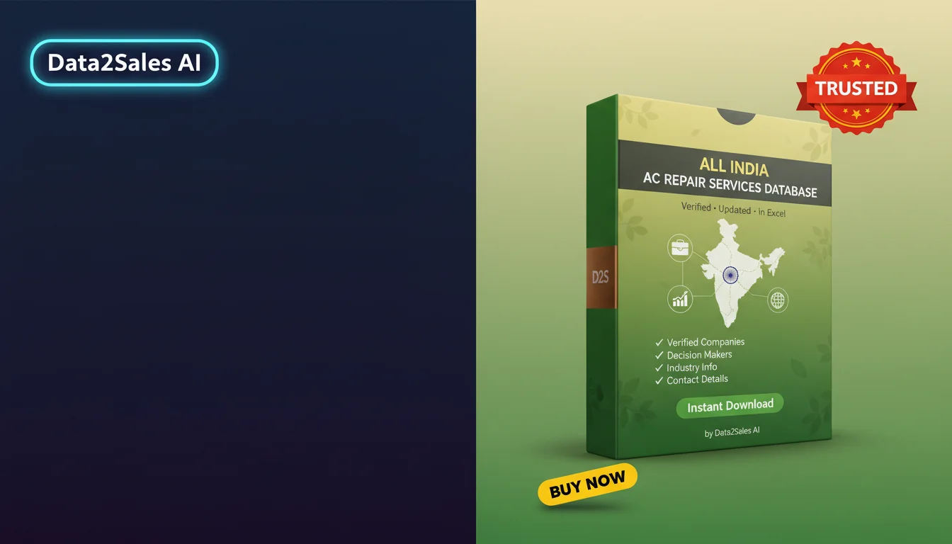 Buy Ac Repair Services Database in India — Verified B2B Leads