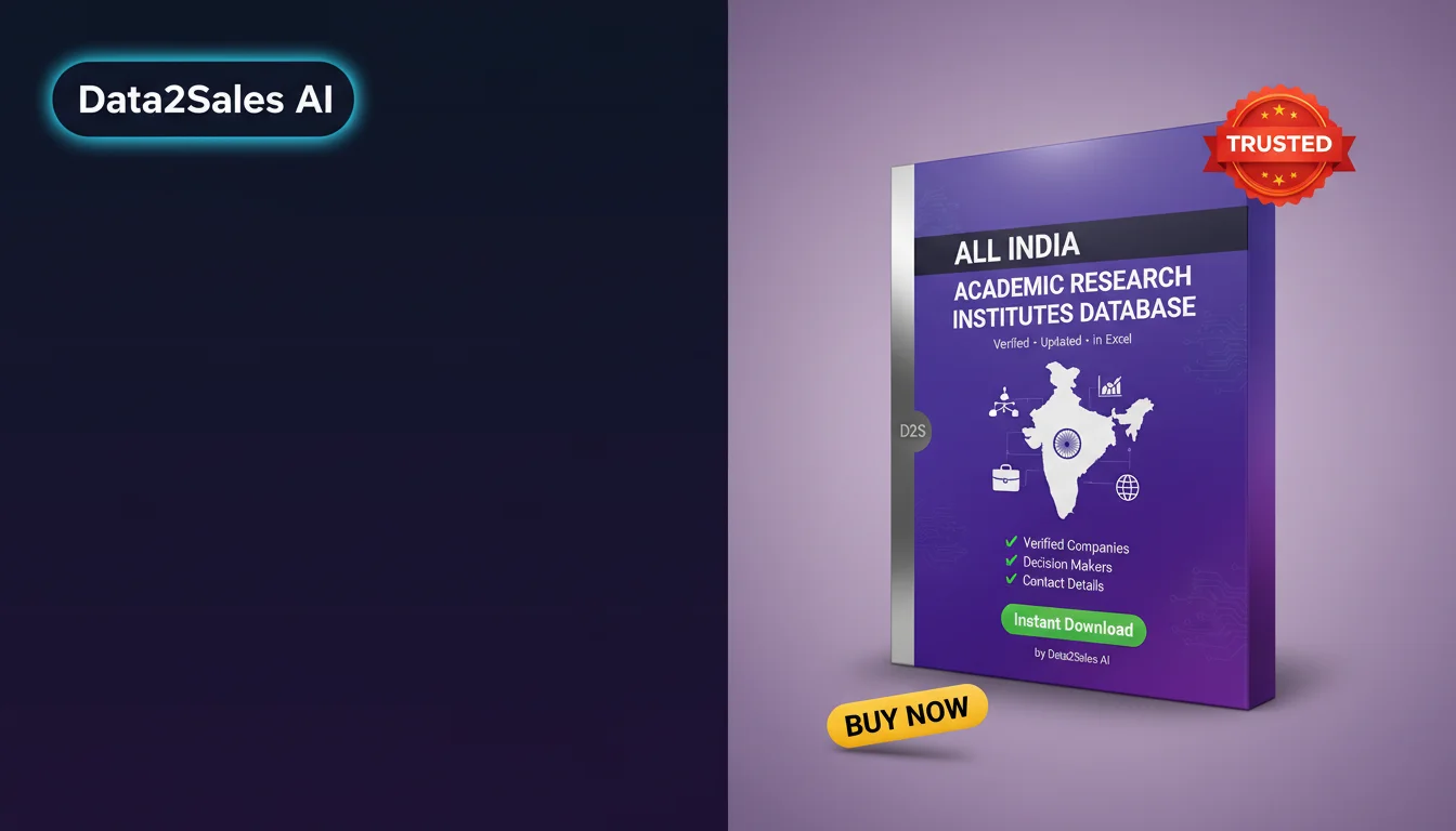 Buy Academic Research Institutes Database in India — Verified B2B Le…