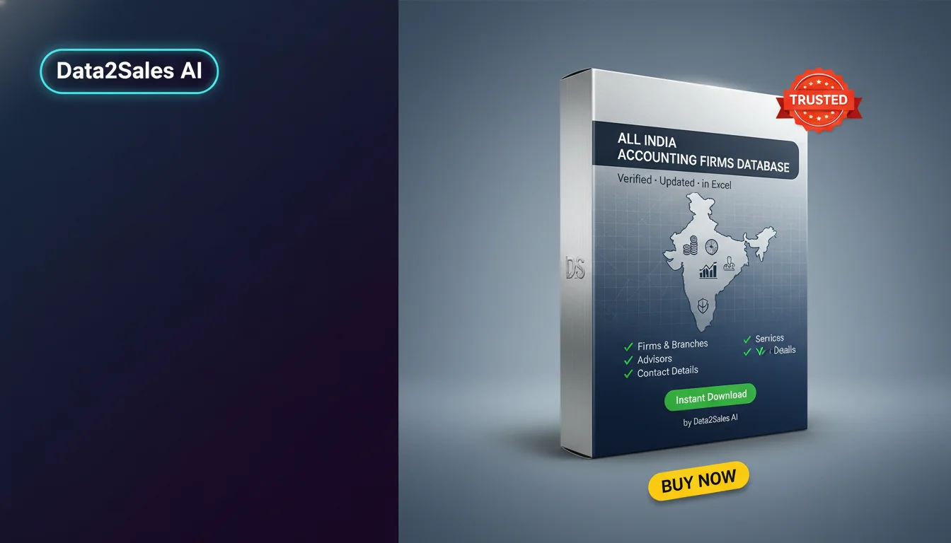 Buy Accounting Firms Database in India — Verified B2B Leads