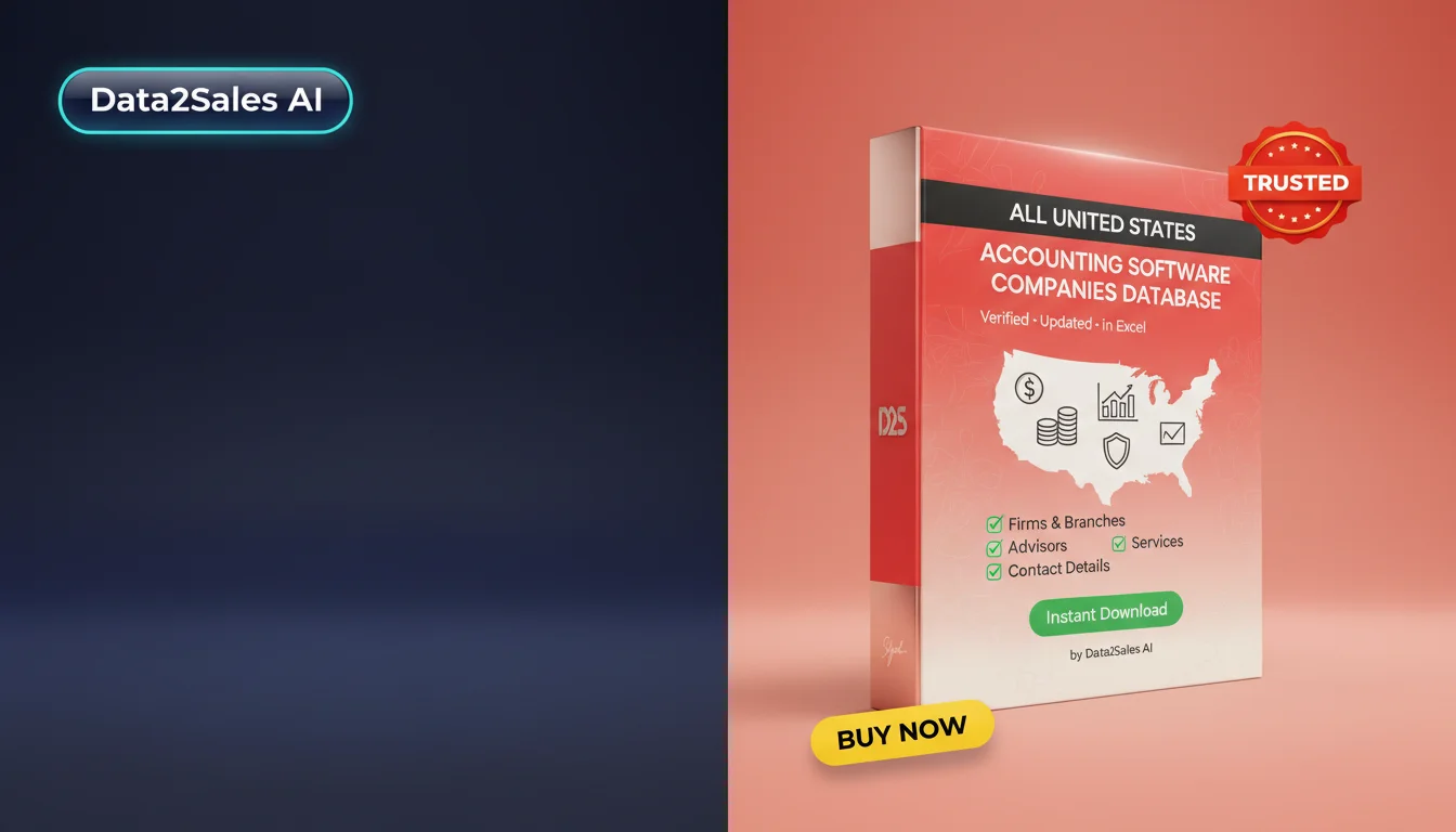 Buy Accounting Software Companies Database in United States — Verifi…