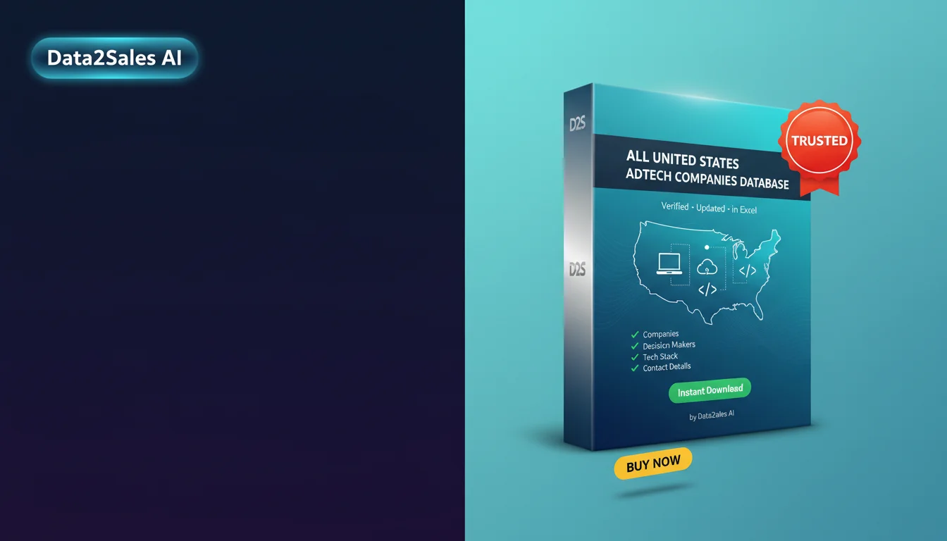 Buy Adtech Companies Database in United States — Verified B2B Leads