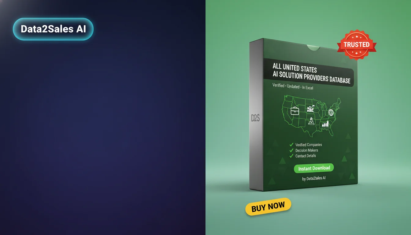 Buy Ai Solution Providers Database in United States — Verified B2B L…