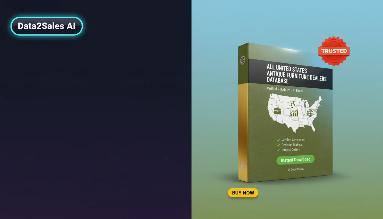 Buy Antique Furniture Dealers Database in United States — Verified B…