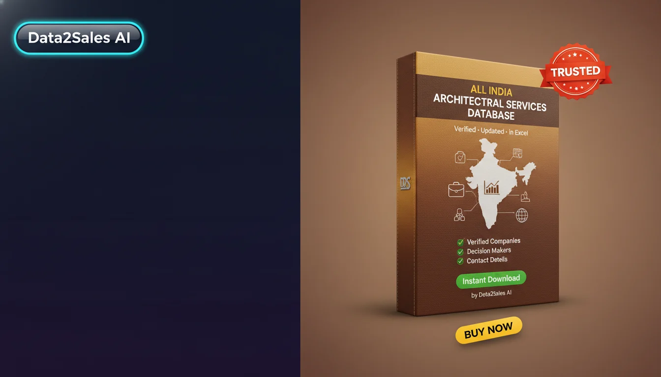 Buy Architectural Services Database in India — Verified B2B Leads