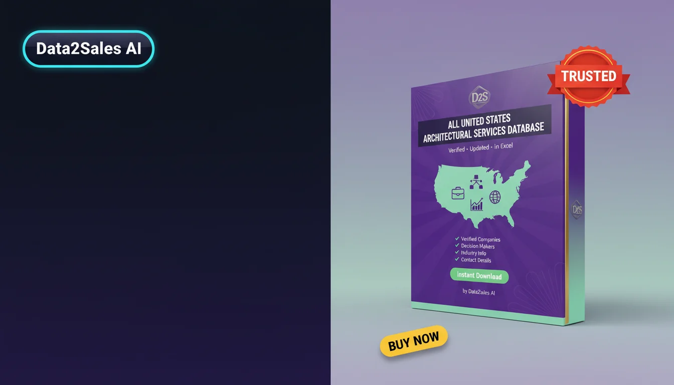 Buy Architectural Services Database in United States — Verified B2B…