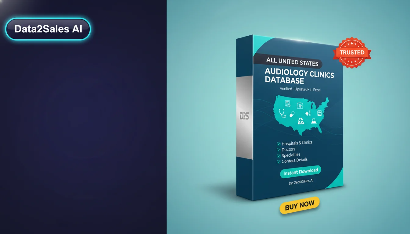 Buy Audiology Clinics Database in United States — Verified B2B Leads