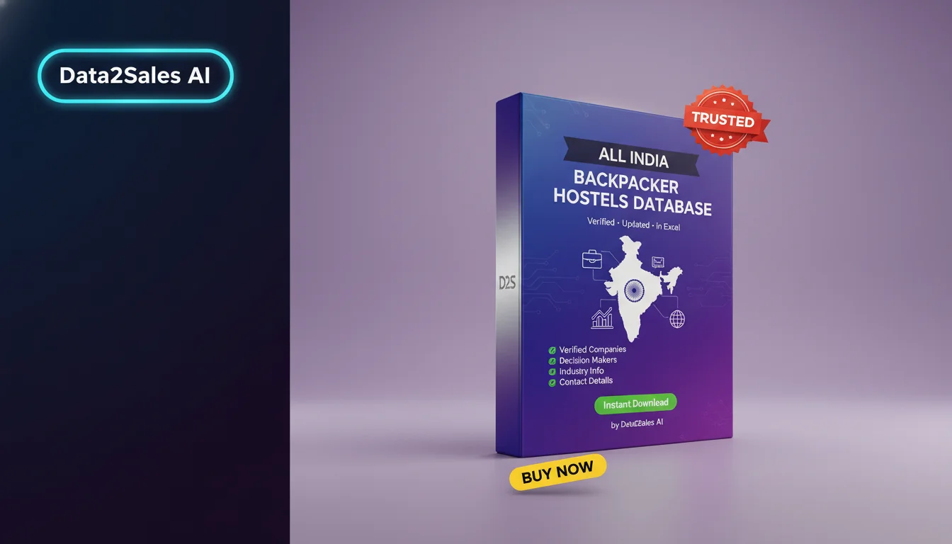 Buy Backpacker Hostels Database in India — Verified B2B Leads