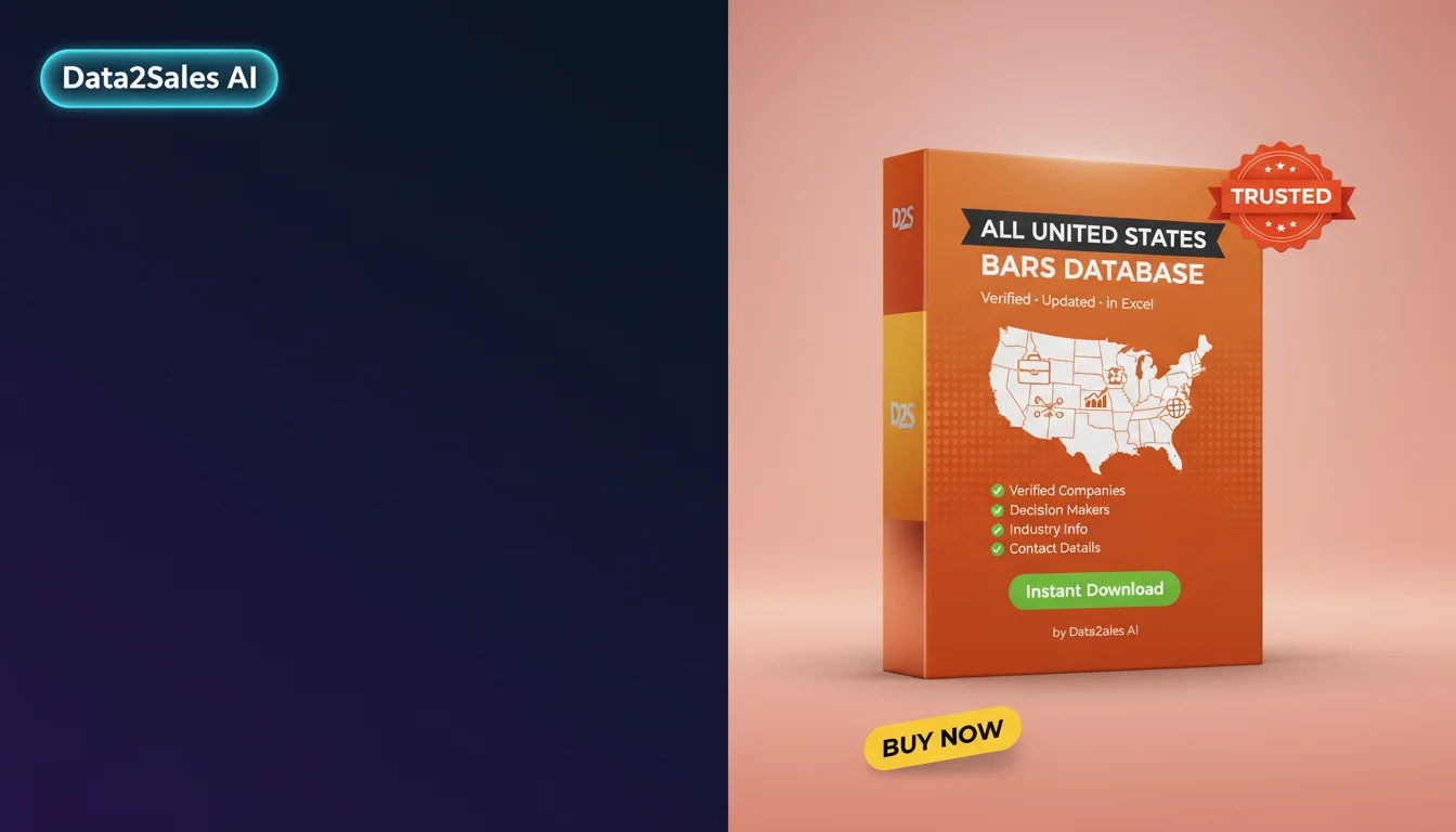 Buy Bars Database in United States — Verified B2B Leads