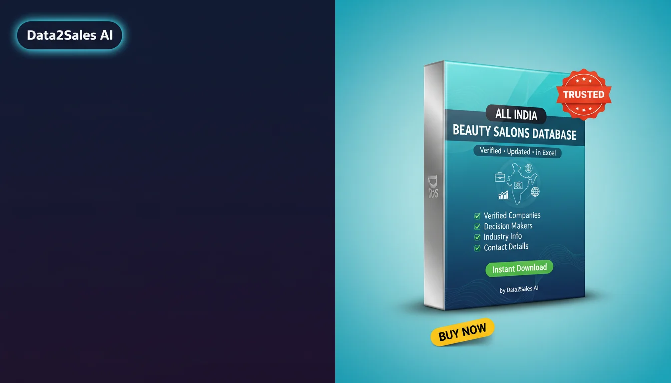 Buy Beauty Salons Database in India — Verified B2B Leads