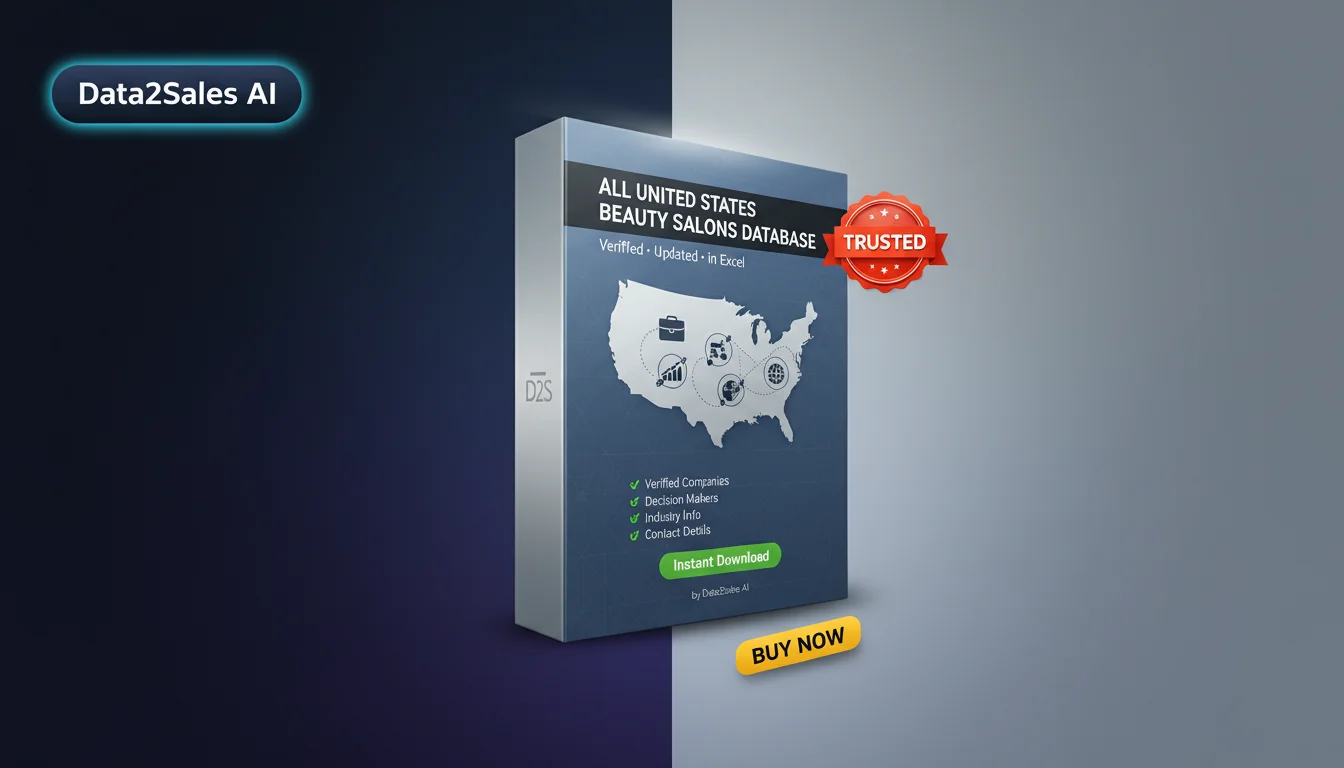 Buy Beauty Salons Database in United States — Verified B2B Leads