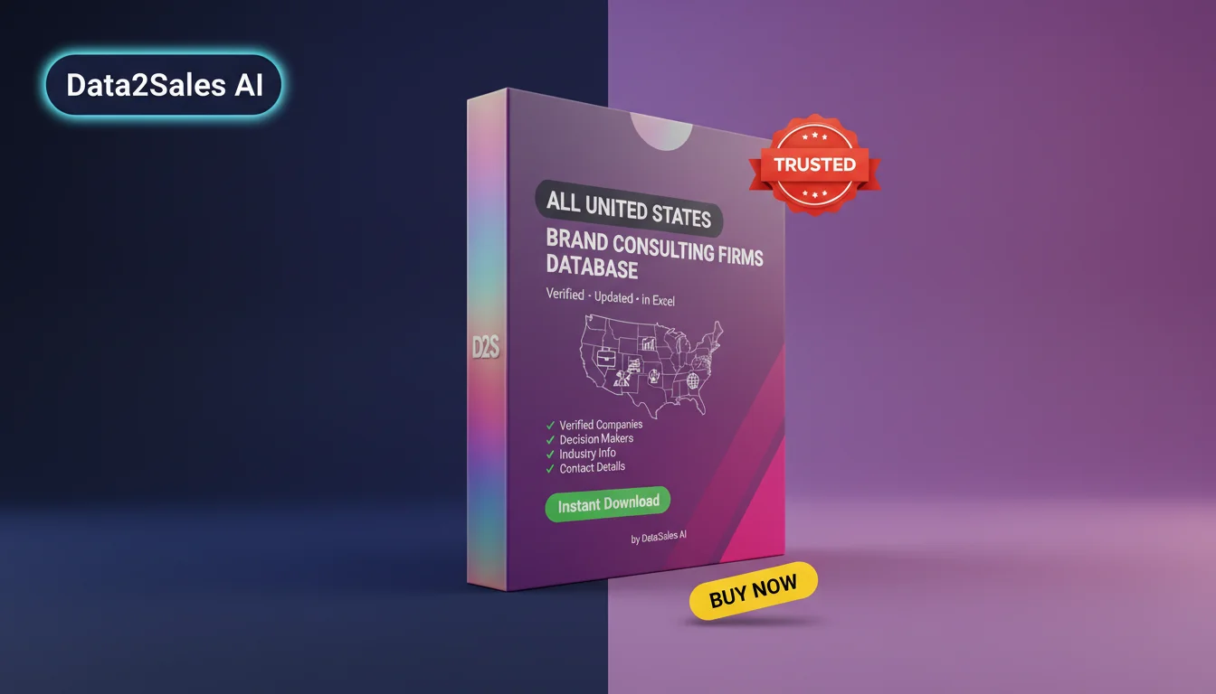 Buy Brand Consulting Firms Database in United States — Verified B2B…