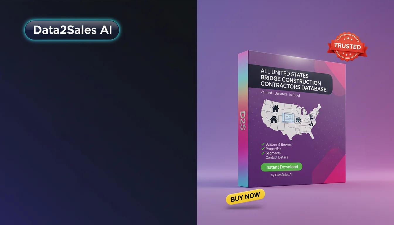 Buy Bridge Construction Contractors Database in United States — Veri…