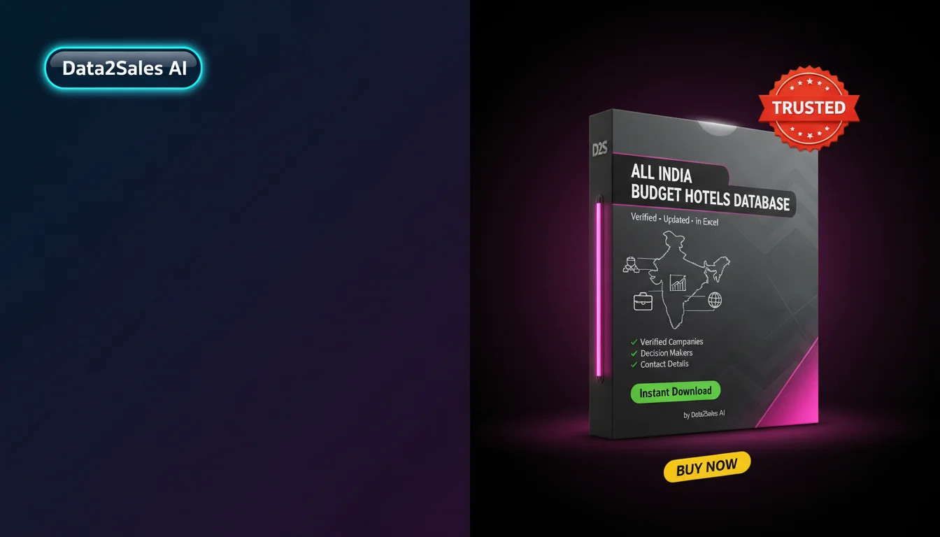 Buy Budget Hotels Database in India — Verified B2B Leads