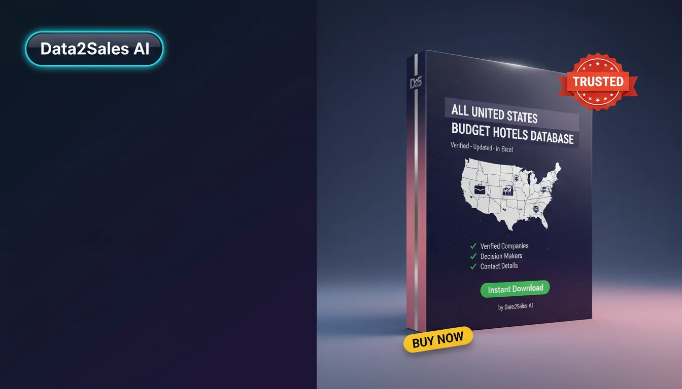 Buy Budget Hotels Database in United States — Verified B2B Leads