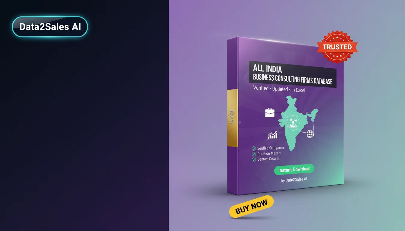 Buy Business Consulting Firms Database in India — Verified B2B Leads