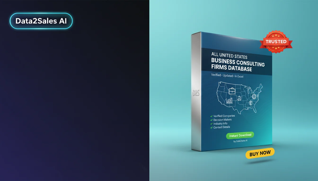 Buy Business Consulting Firms Database in United States — Verified B…