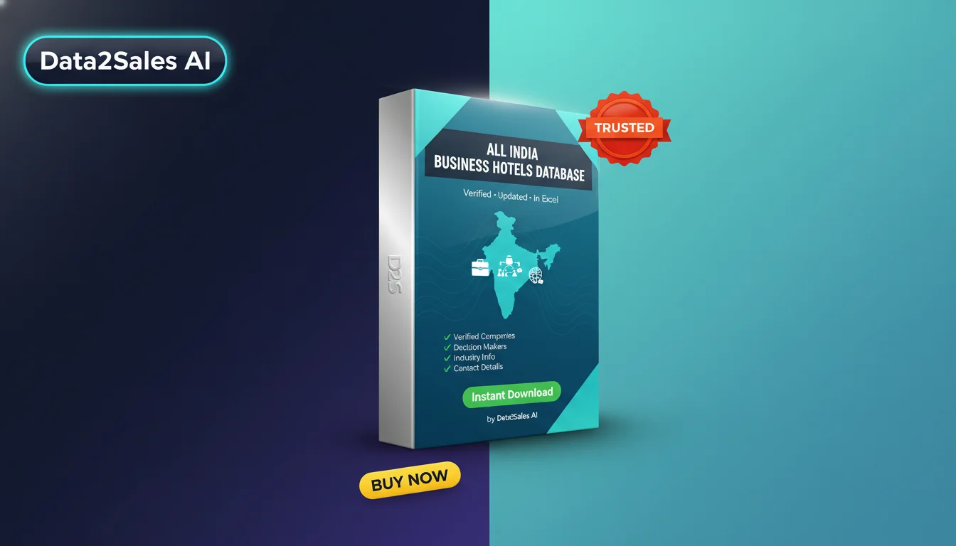 Buy Business Hotels Database in India — Verified B2B Leads