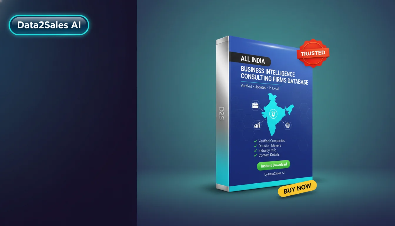 Buy Business Intelligence Consulting Firms Database in India — Verif…