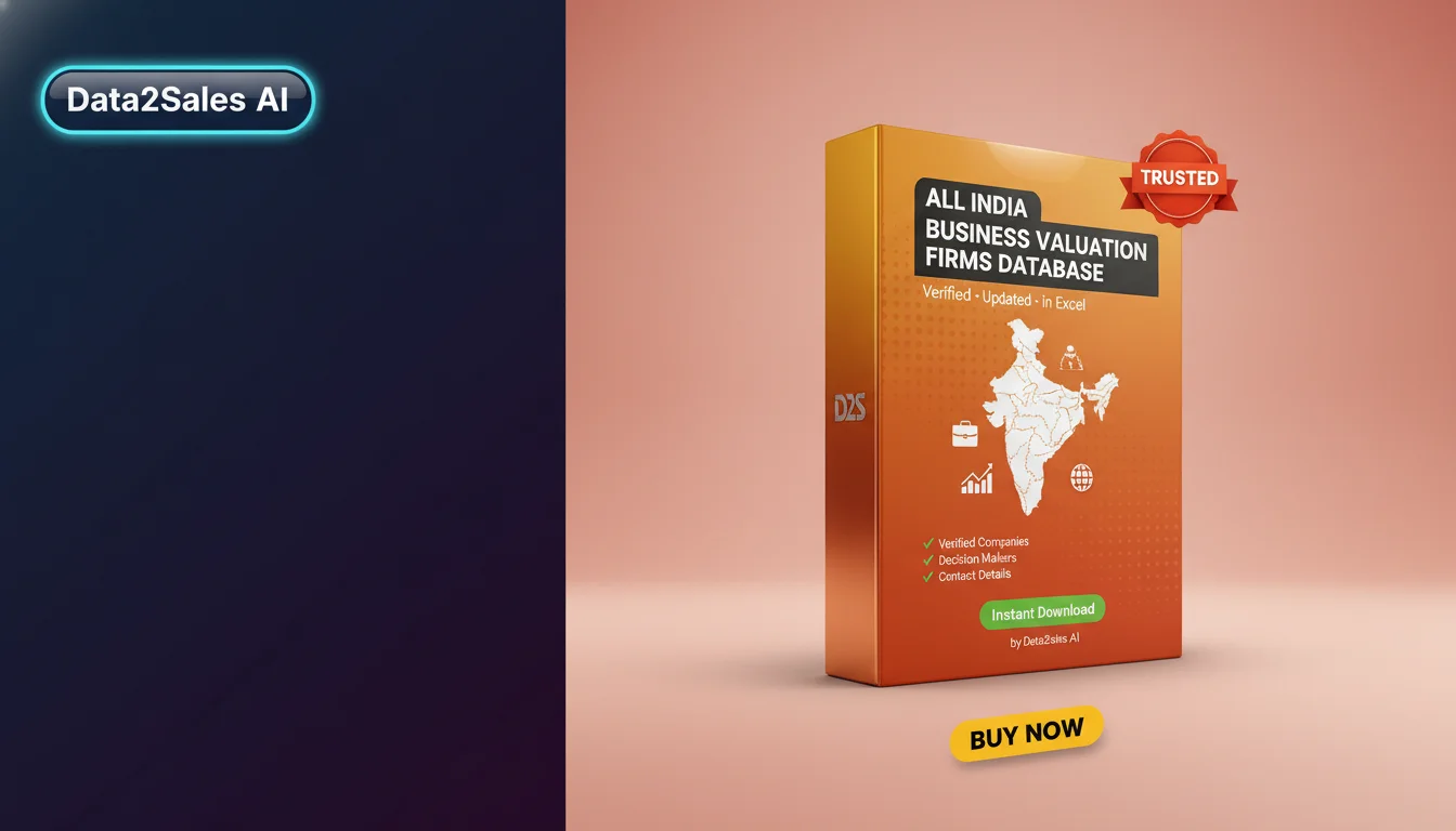 Buy Business Valuation Firms Database in India — Verified B2B Leads