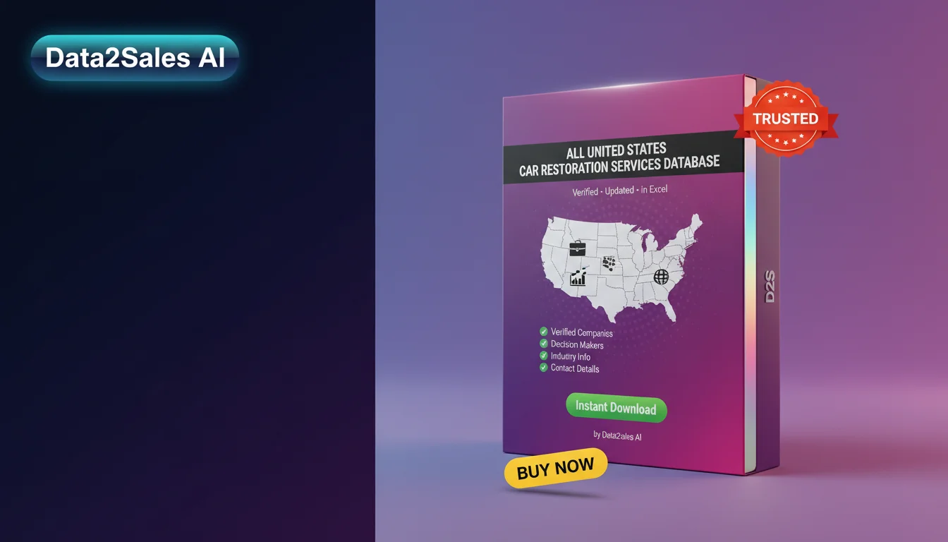 Buy Car Restoration Services Database in United States — Verified B2…
