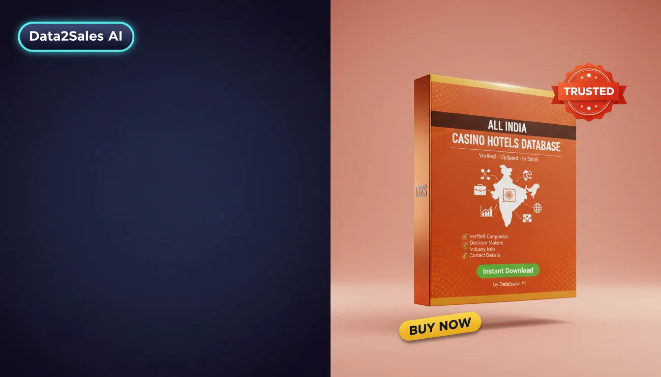 Buy Casino Hotels Database in India — Verified B2B Leads