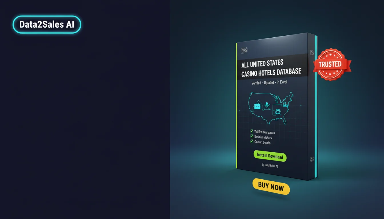 Buy Casino Hotels Database in United States — Verified B2B Leads