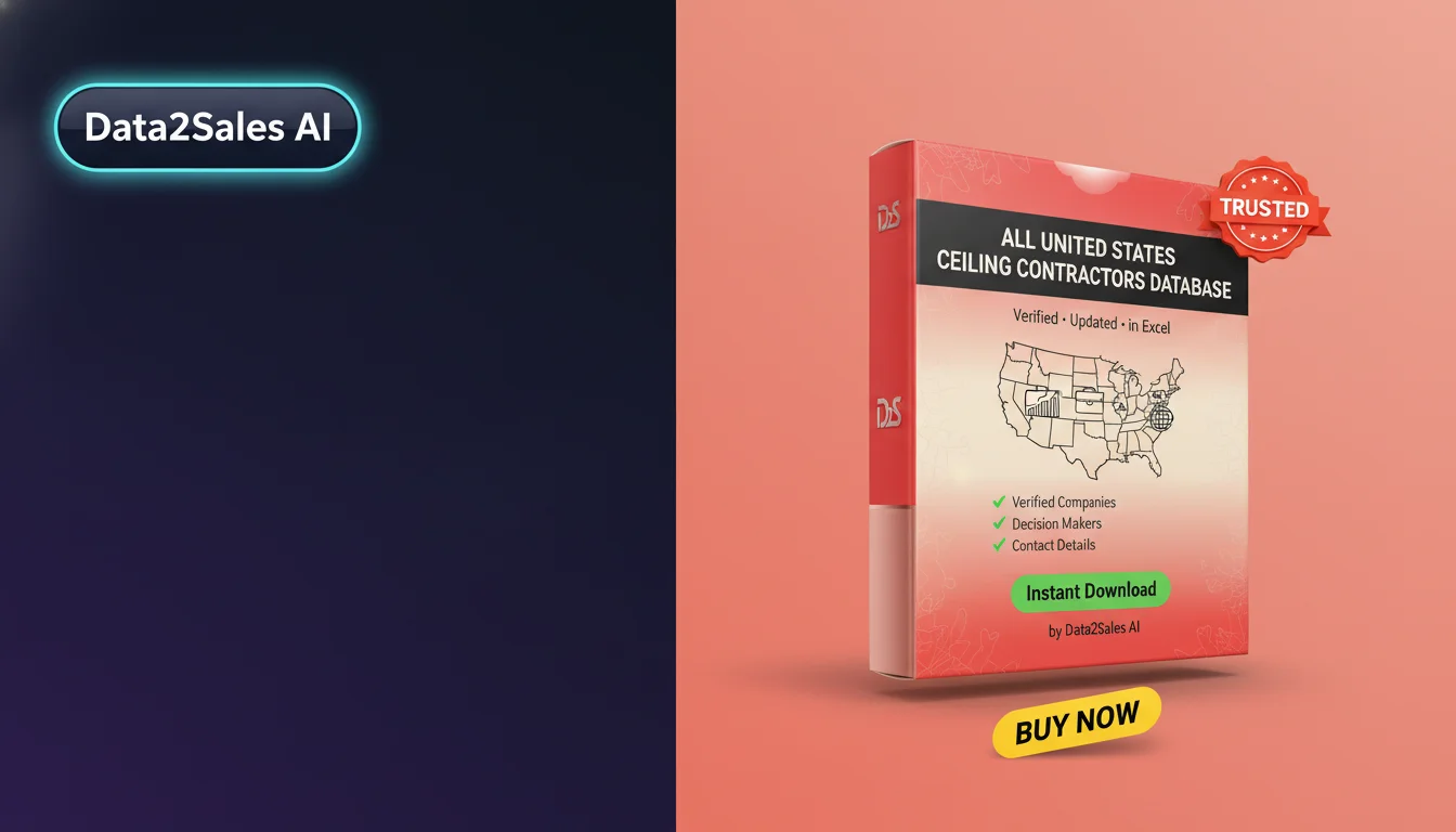 Buy Ceiling Contractors Database in United States — Verified B2B Lea…