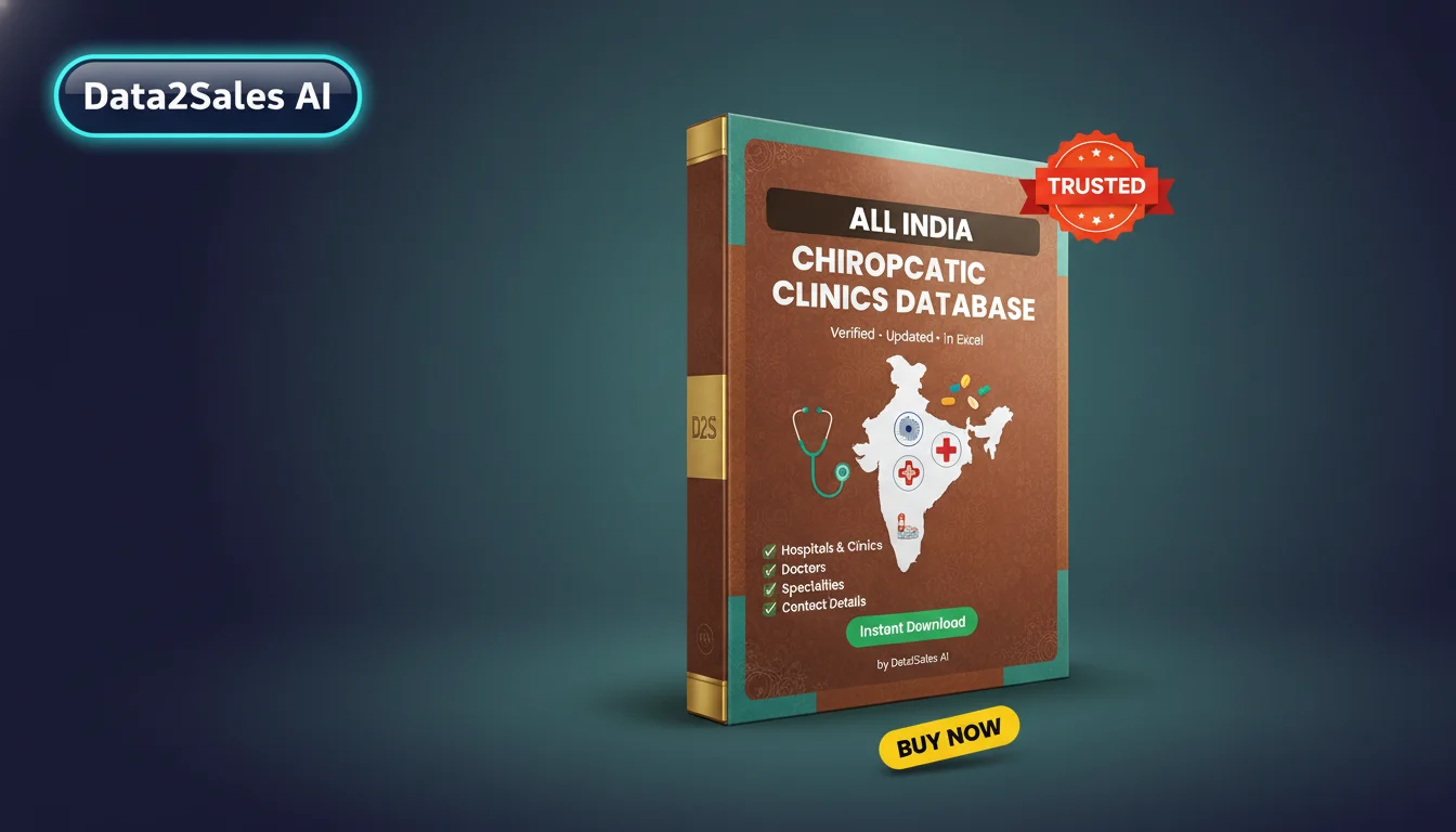 Buy Chiropractic Clinics Database in India — Verified B2B Leads