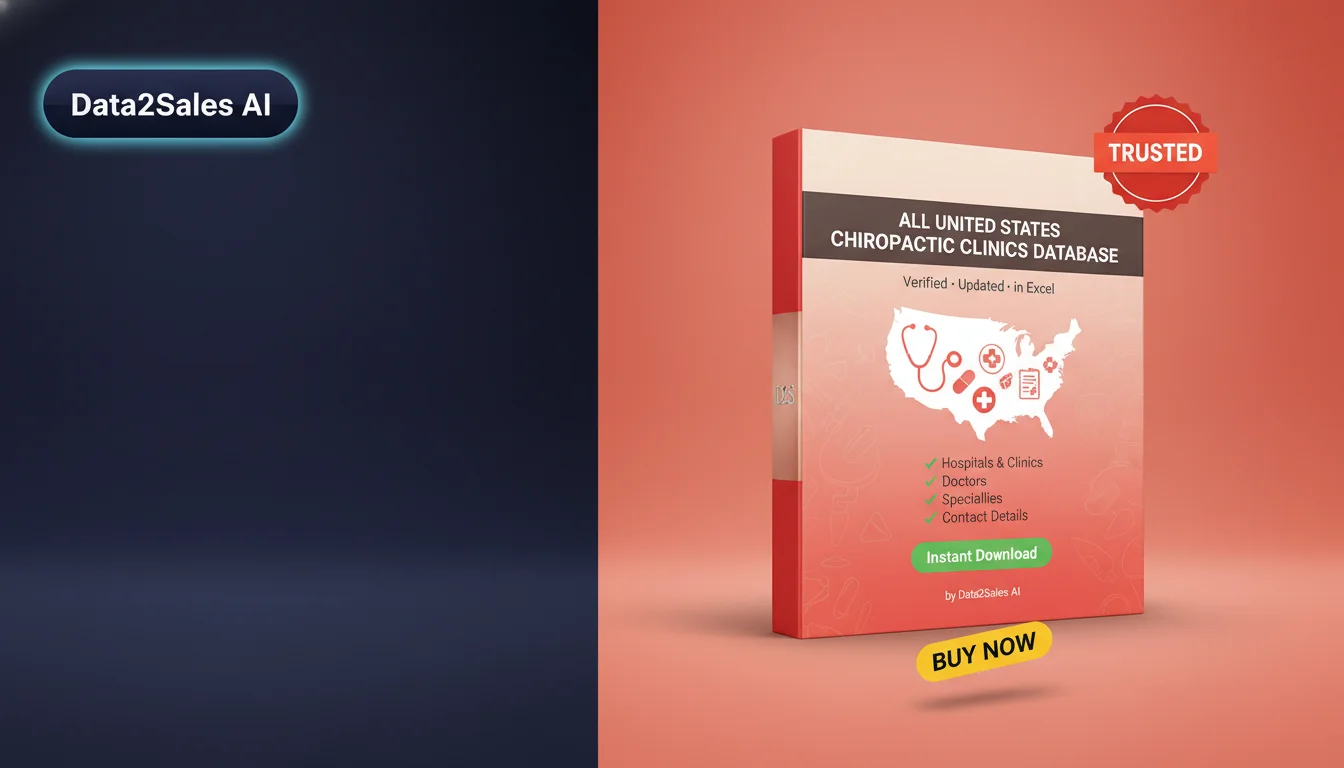 Buy Chiropractic Clinics Database in United States — Verified B2B Le…
