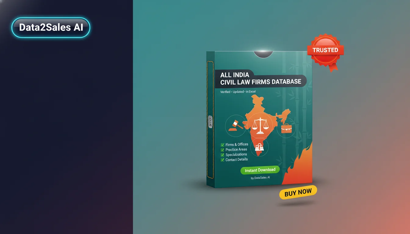 Buy Civil Law Firms Database in India — Verified B2B Leads