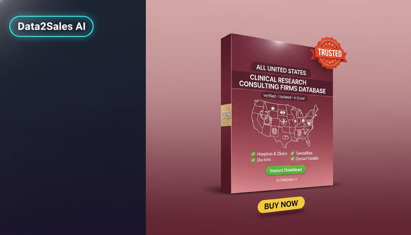 Buy Clinical Research Consulting Firms Database in United States — V…