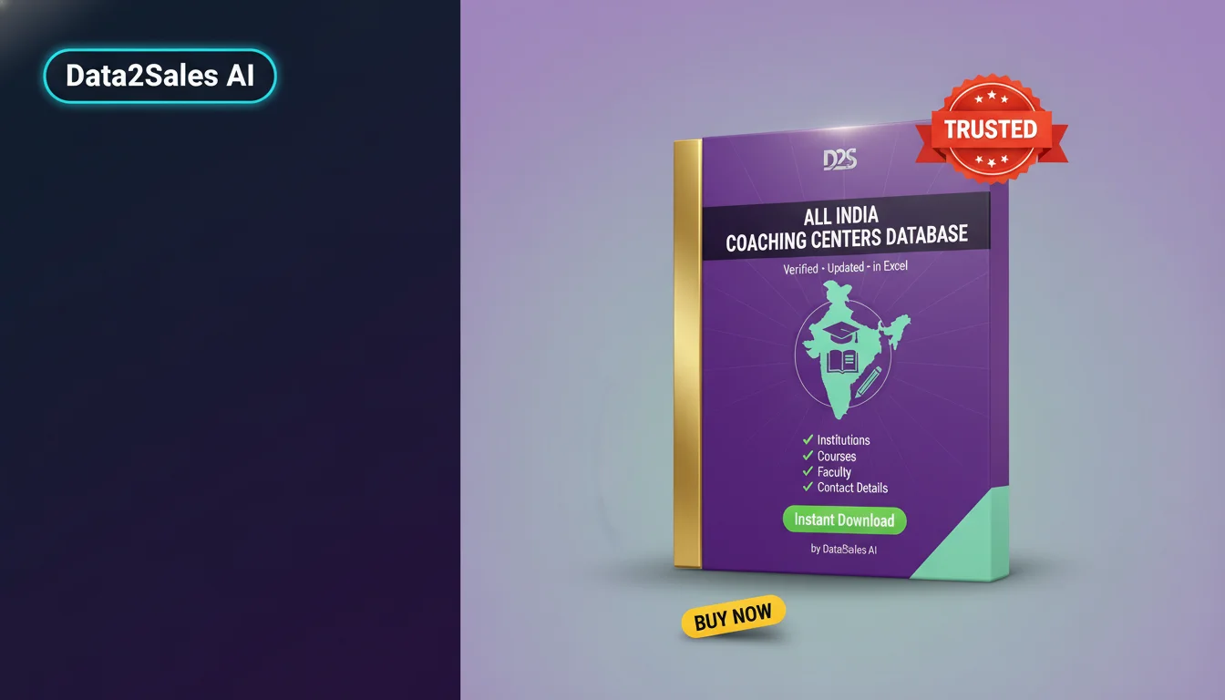 Buy Coaching Centers Database in India — Verified B2B Leads