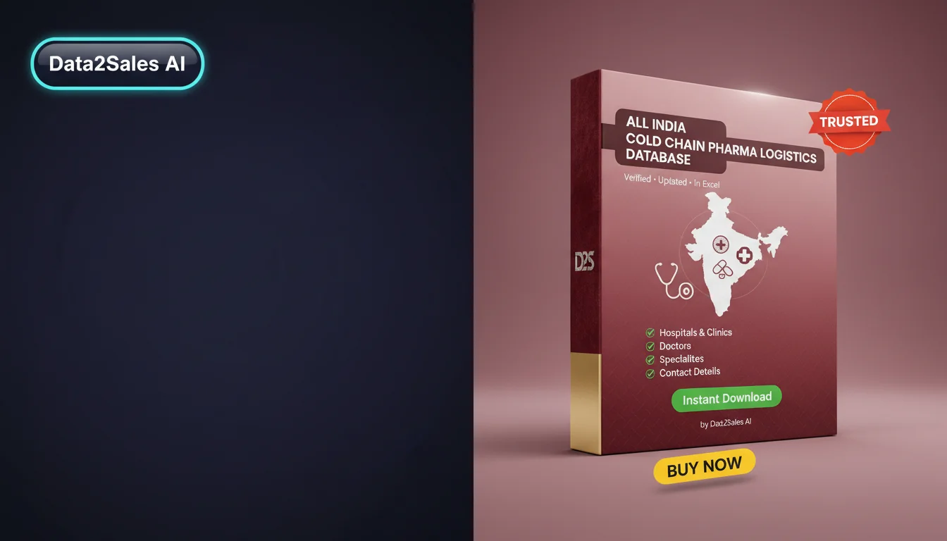 Buy Cold Chain Pharma Logistics Database in India — Verified B2B Lea…