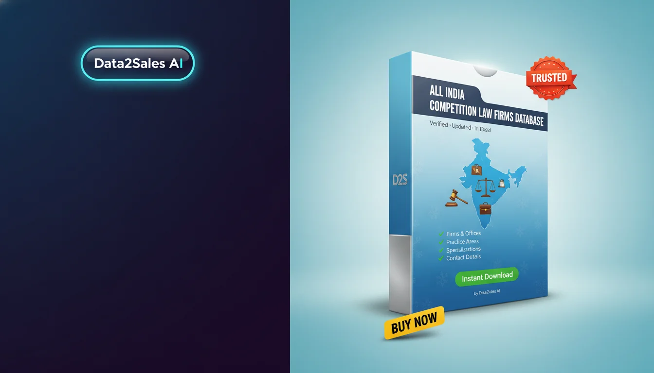 Buy Competition Law Firms Database in India — Verified B2B Leads