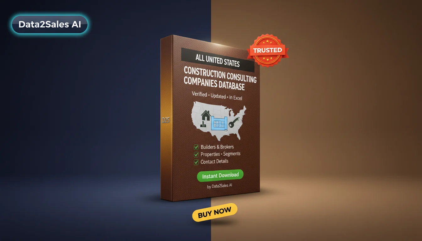 Buy Construction Consulting Companies Database in United States — Ve…