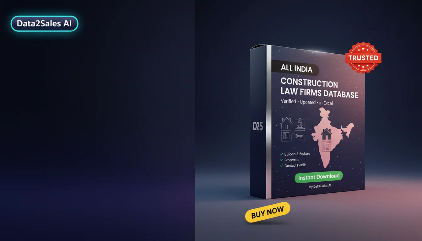 Buy Construction Law Firms Database in India — Verified B2B Leads