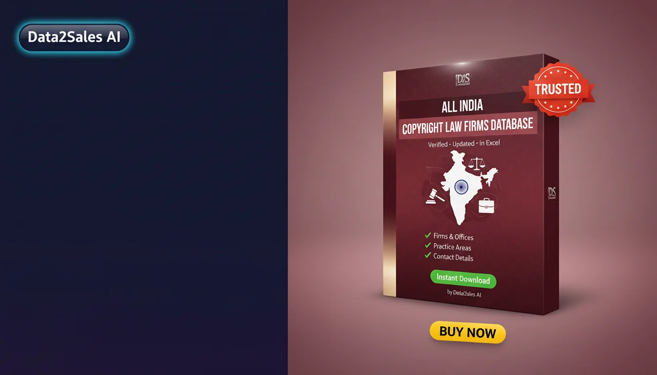 Buy Copyright Law Firms Database in India — Verified B2B Leads