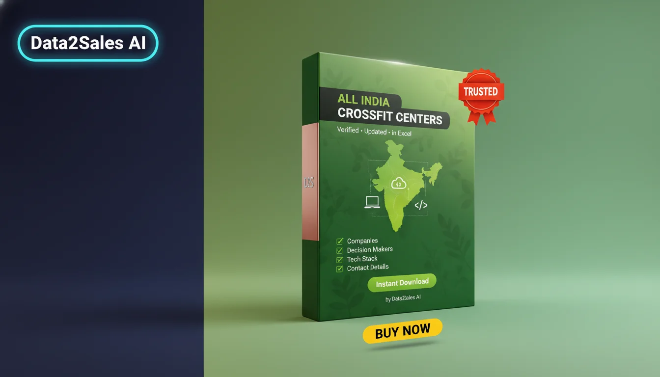 Buy Crossfit Centers Database in India — Verified B2B Leads