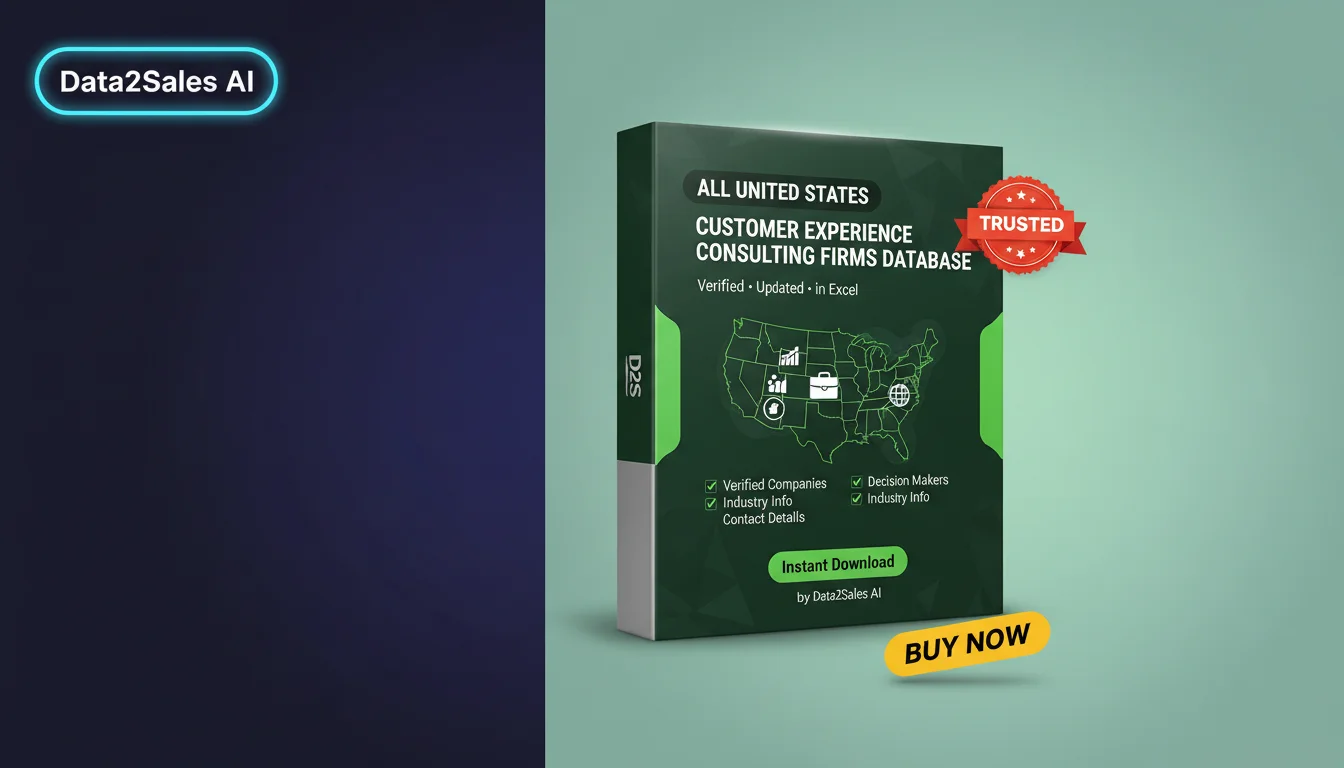 Buy Customer Experience Consulting Firms Database in United States…