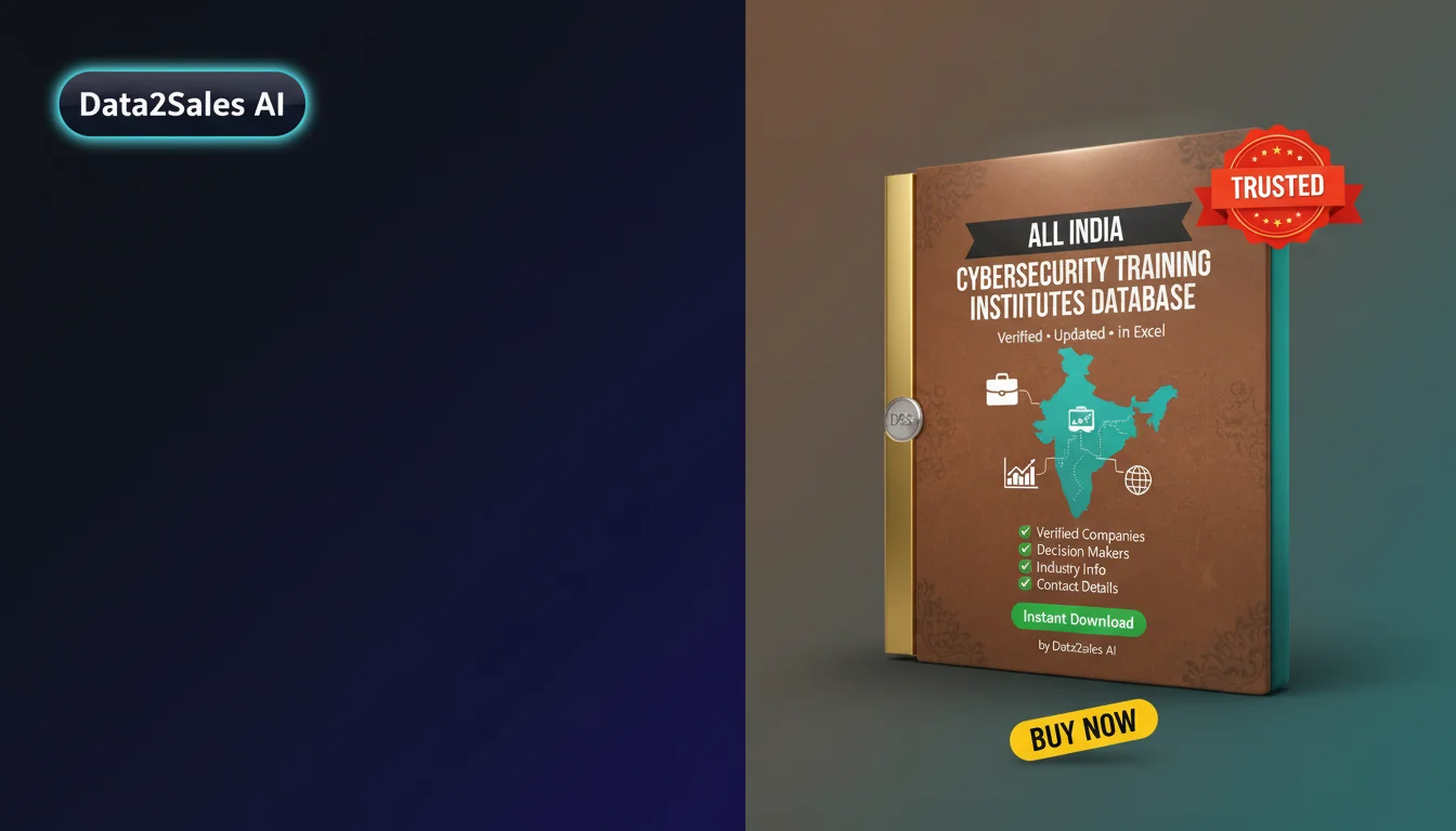 Buy Cybersecurity Training Institutes Database in India — Verified B…