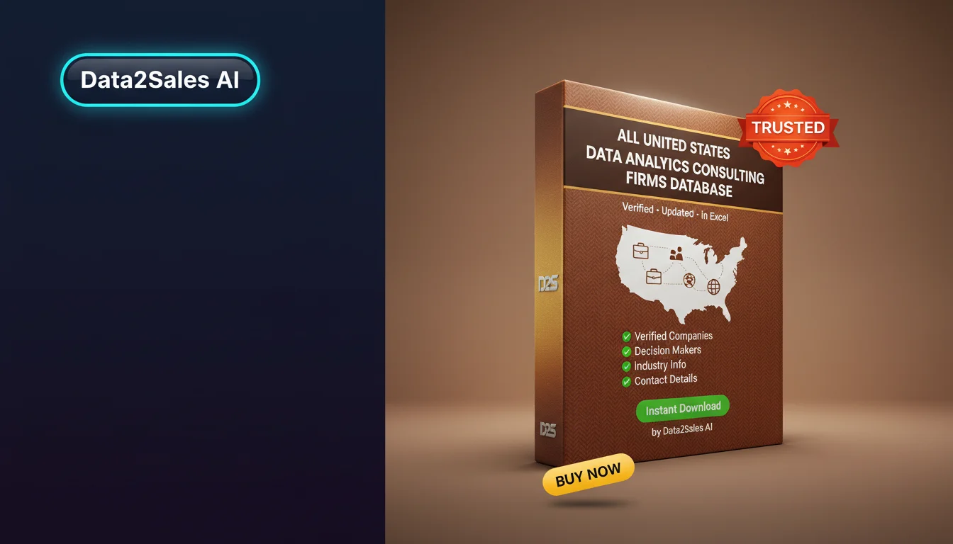 Buy Data Analytics Consulting Firms Database in United States — Veri…