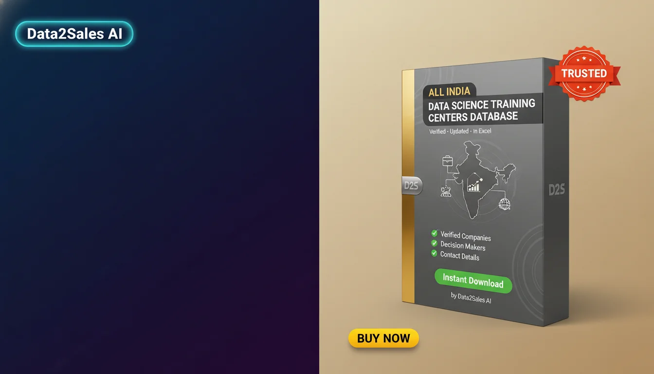 Buy Data Science Training Centers Database in India — Verified B2B L…
