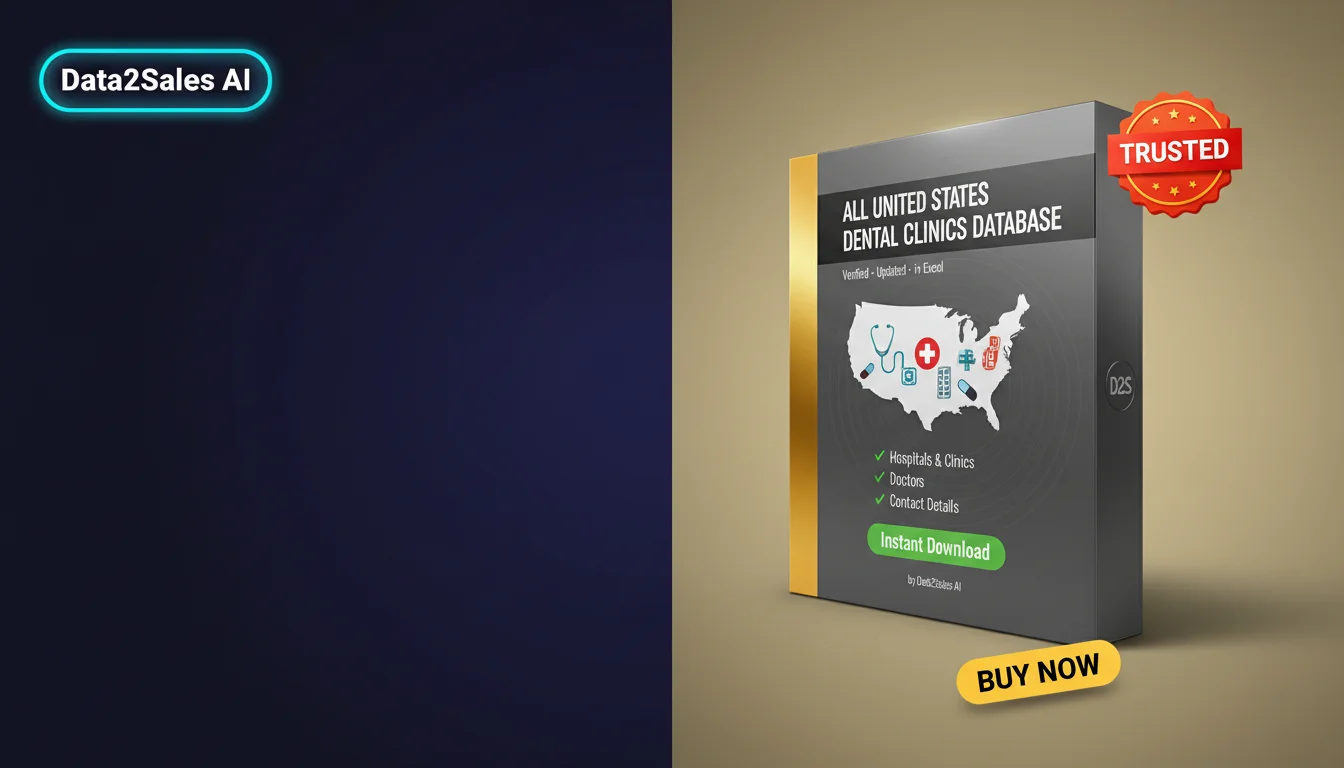 Buy Dental Clinics Database in United States — Verified B2B Leads
